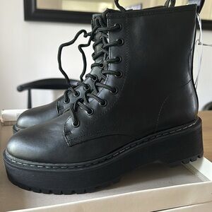 A new day Erin combat lace up boots